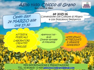 OPEN DAY 24 MARZO